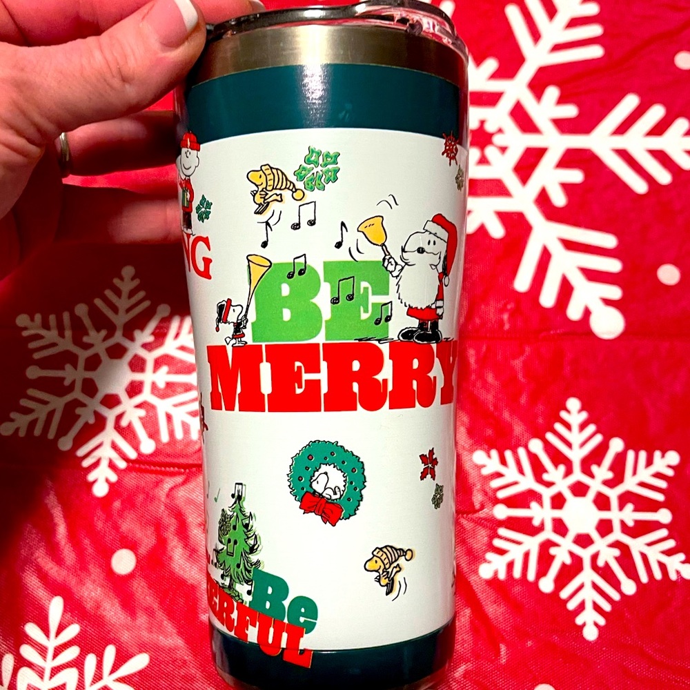 Peanuts Christmas Tervis Brand New